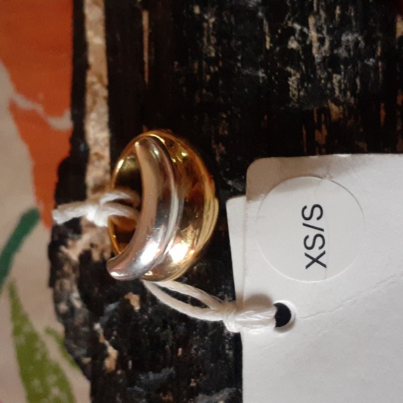 Cos recycle brass two color ring - Picture 6 of 6